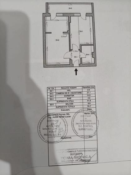 Apartament cu 2 camere semidecomandat, mobilat în Titan