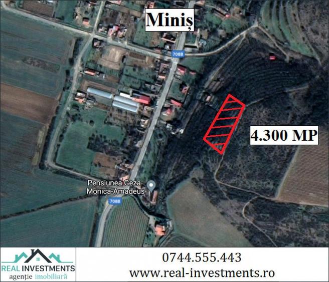 Teren 4.300 mp. in Minis - ID : RH-26414-property - 2