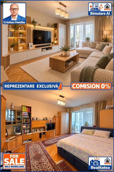 Apartament cu 4 camere decomandat în Calea Călărașilor