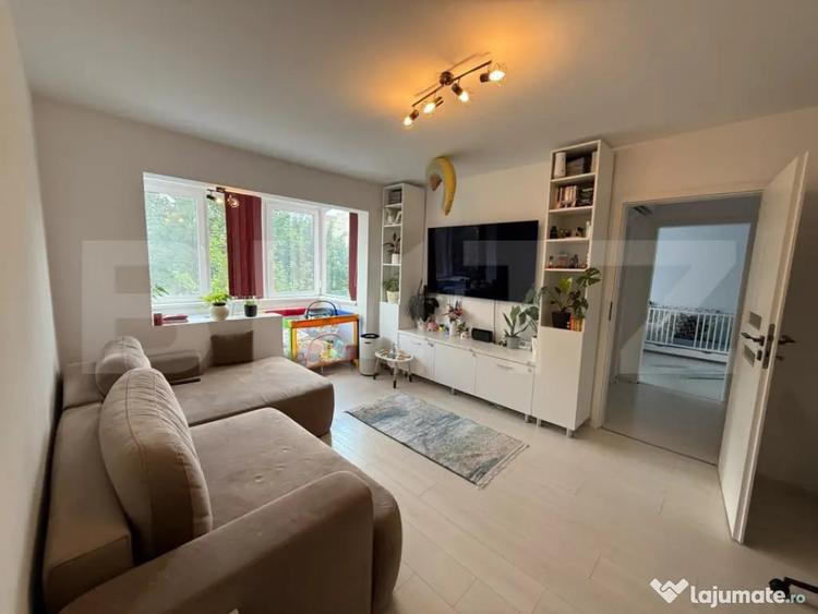 Apartament cu 2 camere semidecomandat în Central
