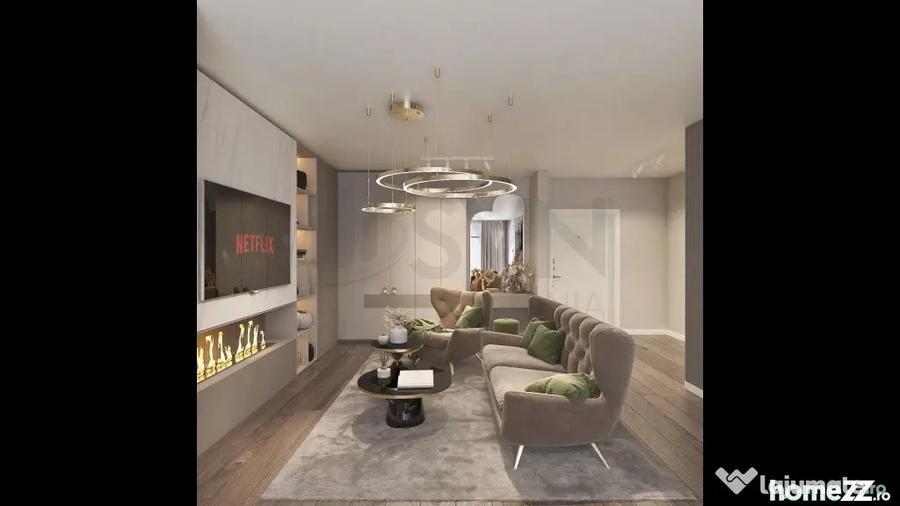 Apartament cu 4 camere semidecomandat în Nord