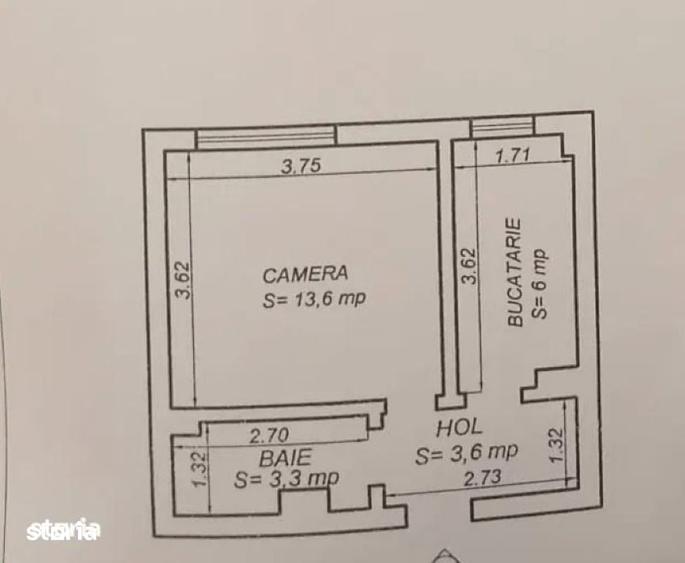 Garsonieră, mobilată în Zona Industrială