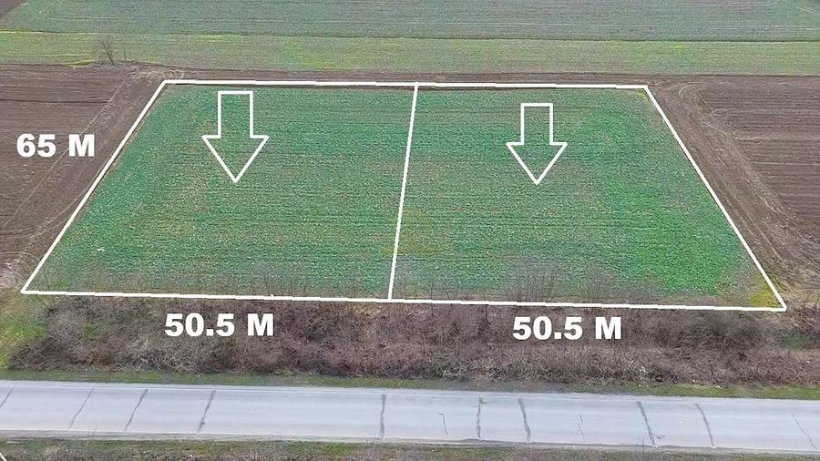Teren de 6600 mp, în Lazuri