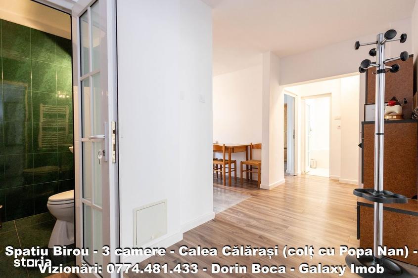 BIROU 3 Camere NEMOBILAT - CALEA CALARASI - Centrala proprie - 2