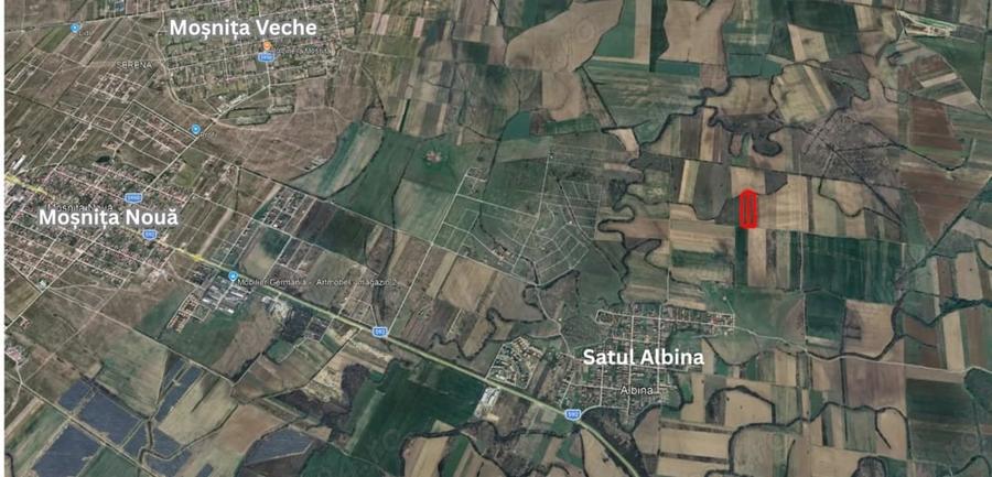 Teren de 12900 mp, în Albina