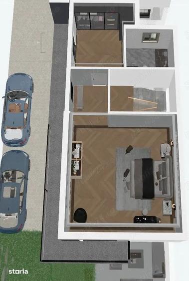 Casă cu 4 camere cu Teren 400 Mp în Străulești