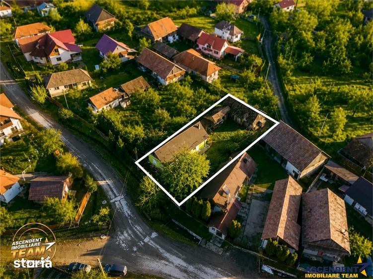 Casă cu 2 camere cu Teren 656 Mp în Mărtănuș
