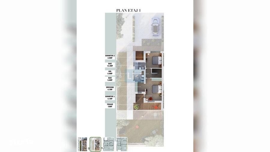 Casă cu 4 camere în Vânători