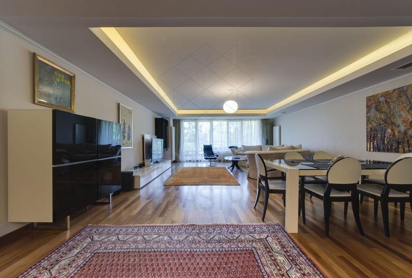 Apartament cu 4 camere decomandat, mobilat în Herăstrău