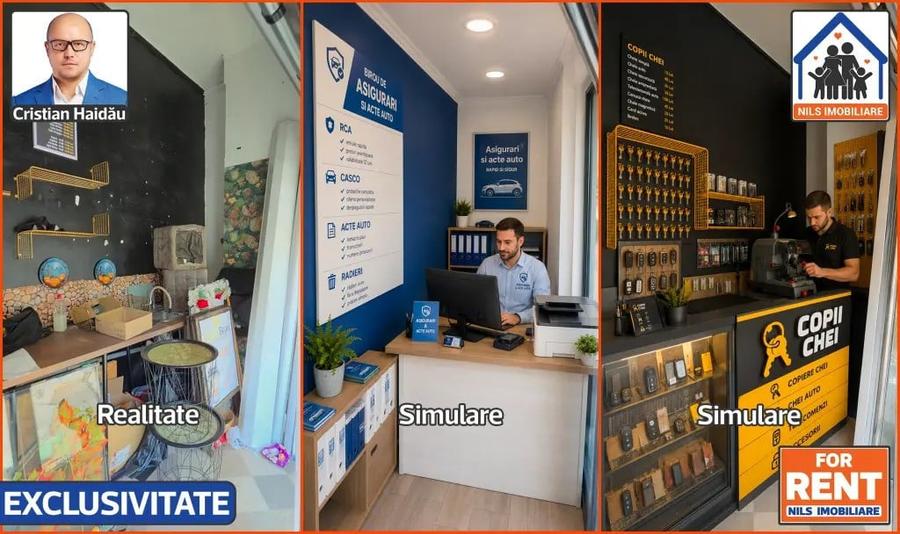Spațiu comercial, de 5 mp, în Ștefan cel Mare