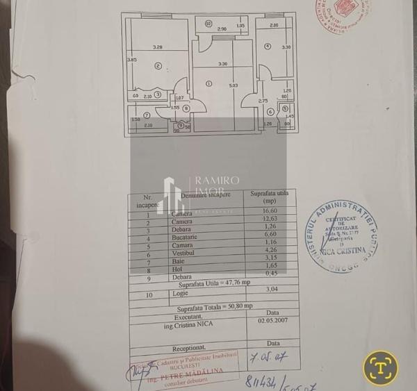 Apartament cu 2 camere semidecomandat, mobilat în Drumul Taberei