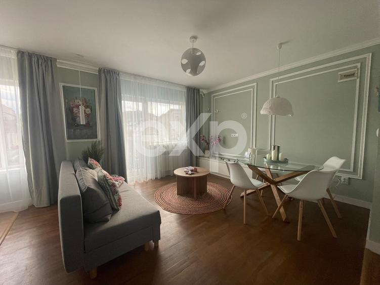 Apartament cu 2 camere semidecomandat, mobilat în Florești