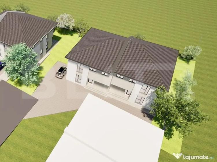 Teren construibil 859 mp, duplex sau casa individuala, Dambu - 1