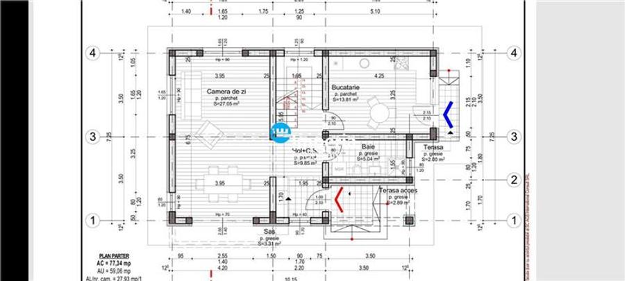 Duplex cu 4 camere cu Canalizare în Valea Ursului