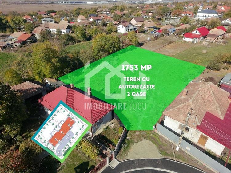 Teren Construcții intravilan de 1753 mp, în Jucu de Sus