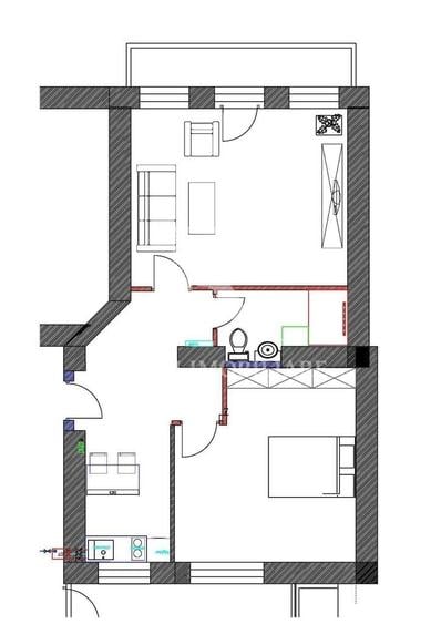 Apartament cu 2 camere în Ultracentral