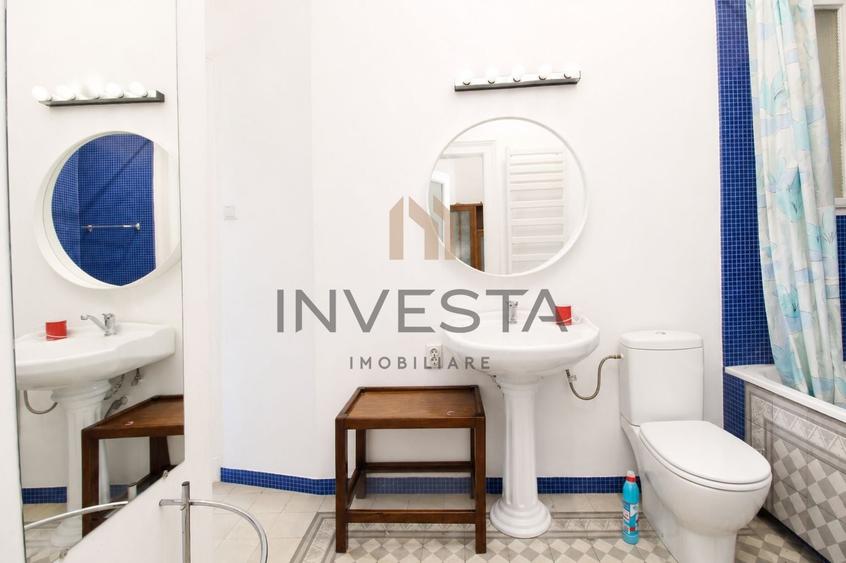 Apartament cu 3 camere semidecomandat, mobilat în Ultracentral