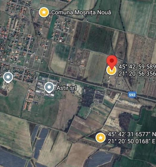 Teren de 756 mp, în Moșnița Nouă