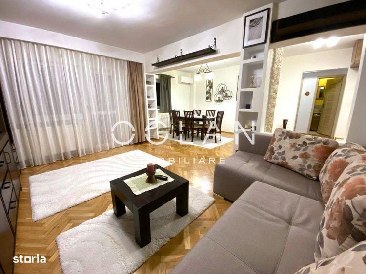 Apartament cu 4 camere, mobilat în Central