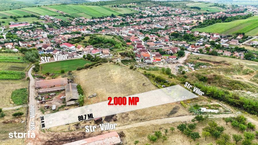Teren de 2000 mp, deschidere la 2 strazi, Sura Mare |SkyVideo - 2