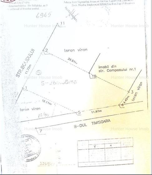 Teren Construcții intravilan de 266 mp, în Timișoara