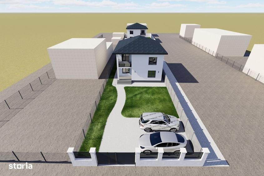 Casă cu 4 camere în Ciorogârla
