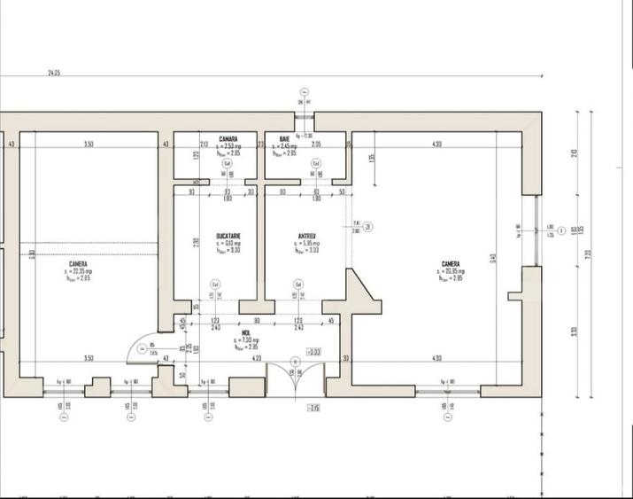 Apartament cu 4 camere în Central