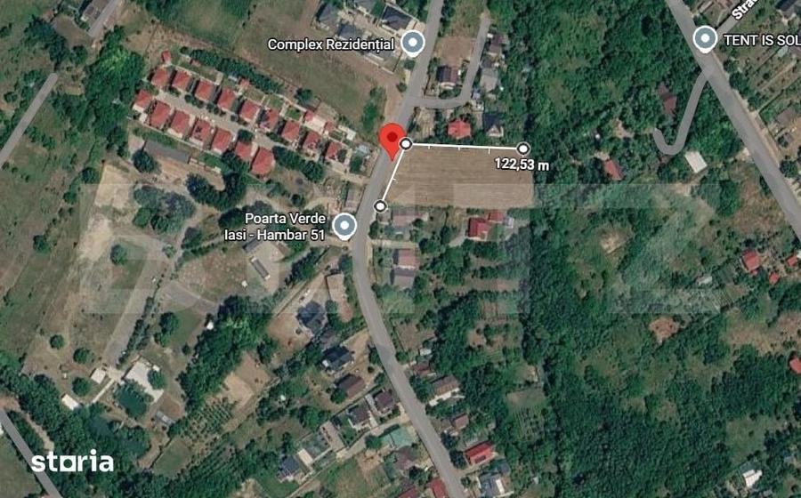 Teren de 4300 mp, în Țibana