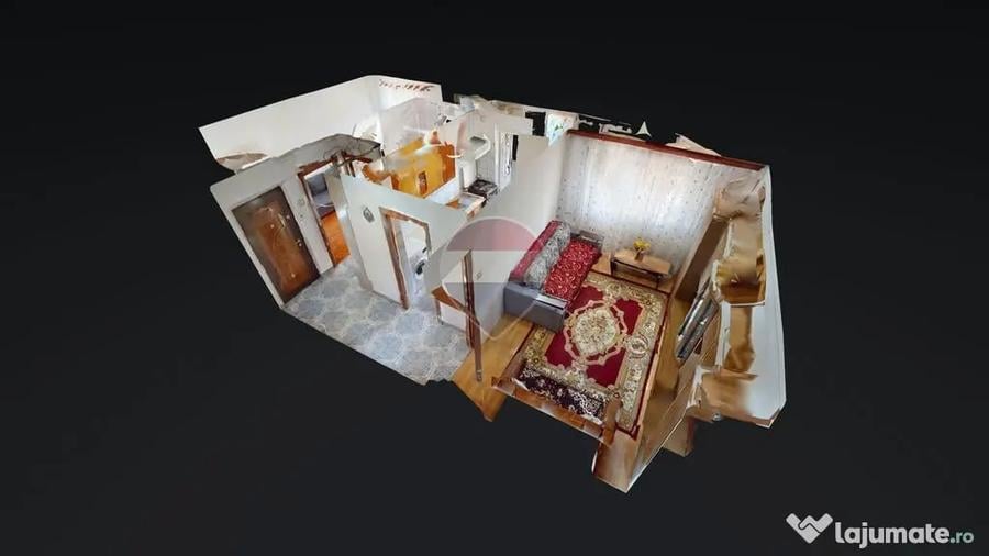 Apartament cu 2 camere decomandat în Noua