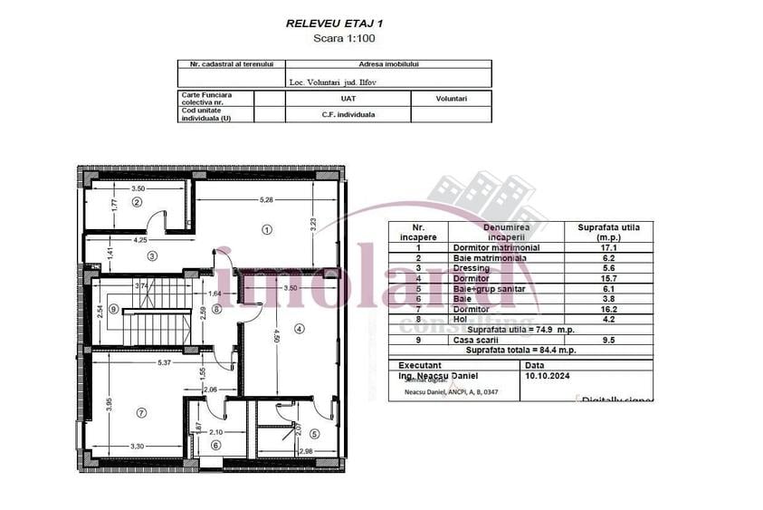 Vanzare - vila NOUA - 6 camere+curte - Iancu Nicolae-Pipera - 3