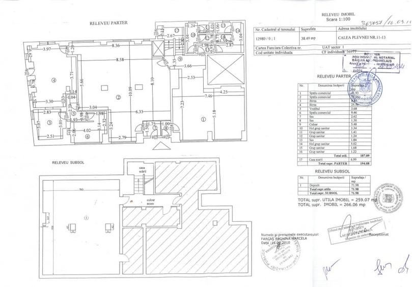 Spațiu comercial, de 266 mp, în Calea Plevnei