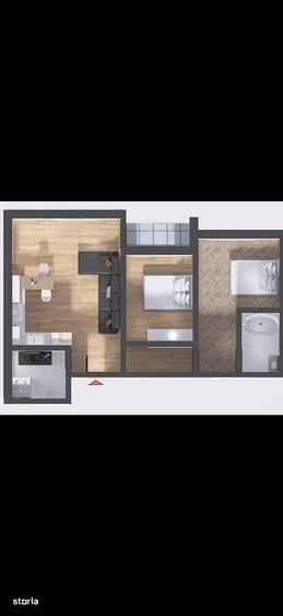 Apartament cu 3 camere decomandat în Central