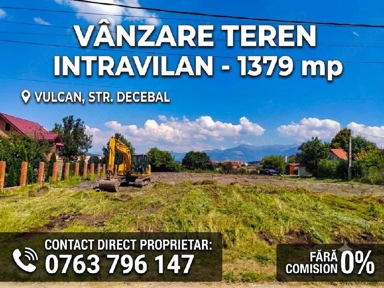 Teren de 1379 mp, în Central