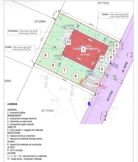 Casă cu 3 camere cu Teren 481 Mp în Cristian