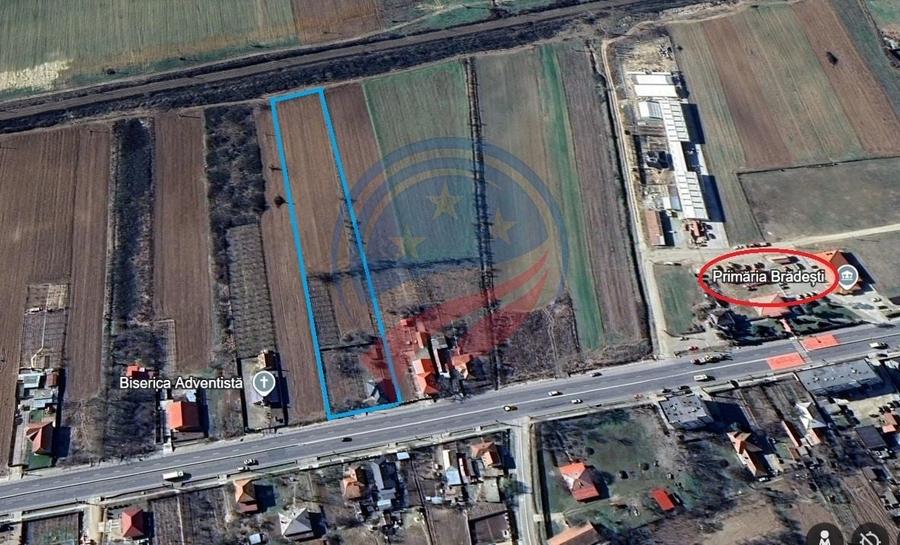 Casă individuală cu 3 camere cu Canalizare în Brădești