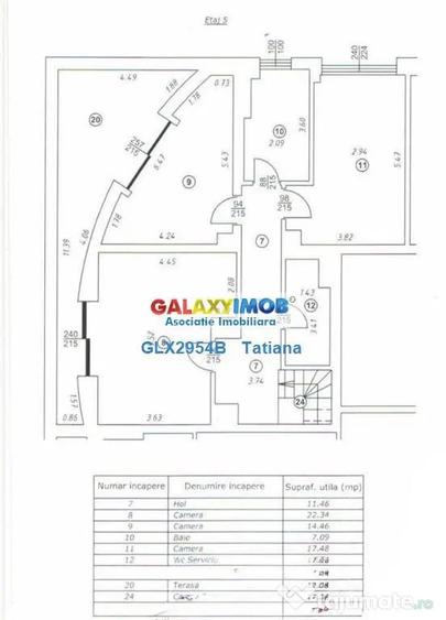 Apartament cu 5 camere decomandat în Primăverii