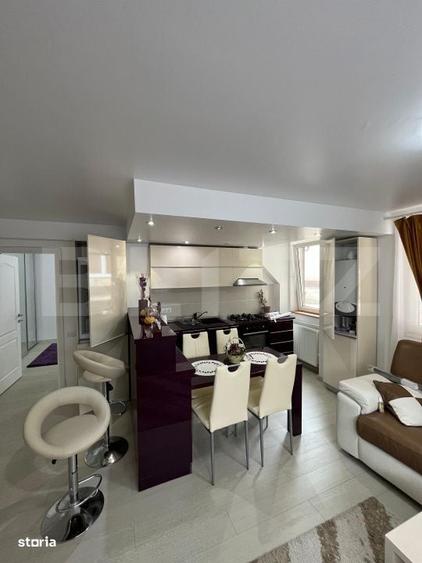 Apartament cu 2 camere semidecomandat în Câmpului
