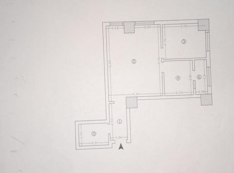 Apartament cu 3 camere decomandat în Păcurari