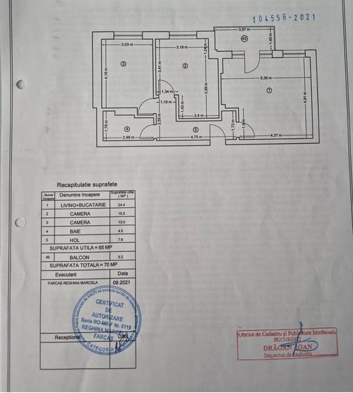 Apartament cu 3 camere decomandat în Mihai Bravu