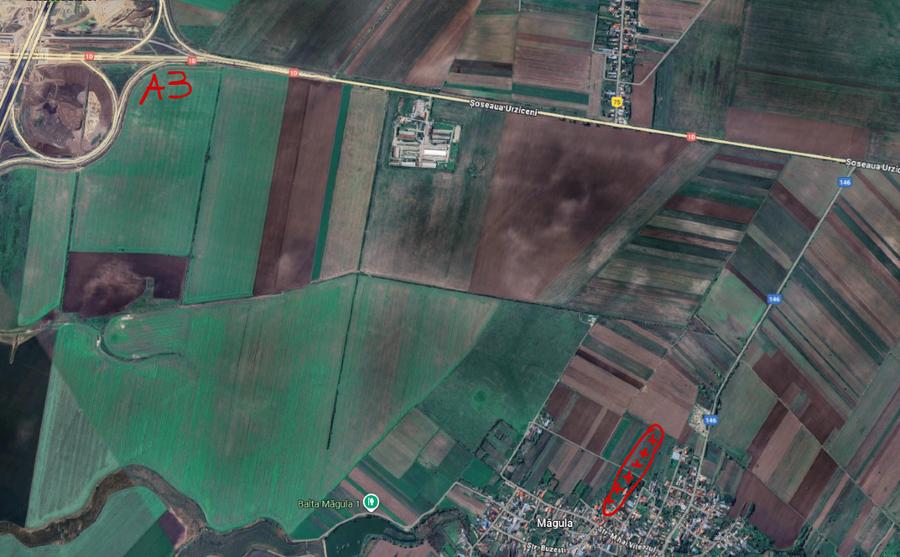 Teren Construcții intravilan de 3714 mp, în Magula