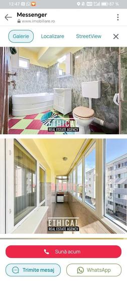 Apartament cu 2 camere decomandat în Sud