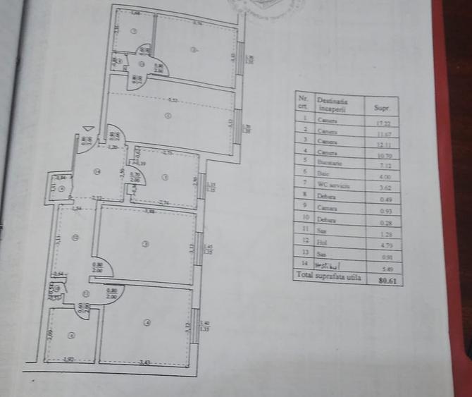 Apartament cu 4 camere decomandat, mobilat în Crângași