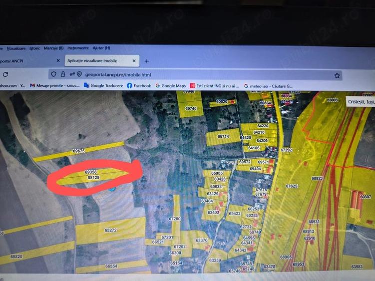 Teren de 4 mp, în Central