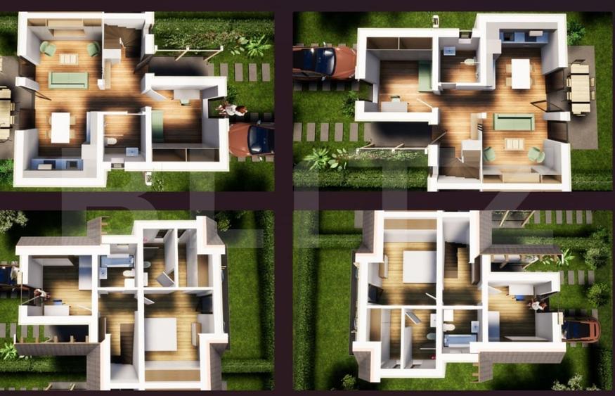 Duplex cu 6 camere cu Canalizare în Periferie