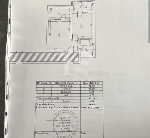 Apartament cu 2 camere decomandat în Chiajna