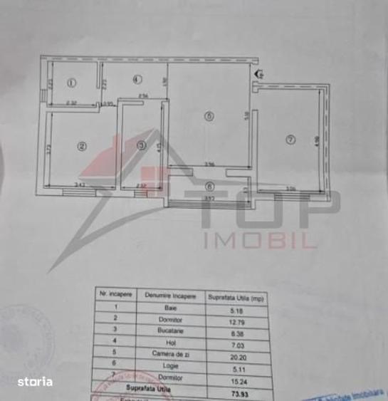 Apartament cu 3 camere decomandat în Valea Lupului — fotografia 3