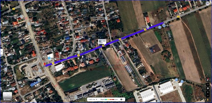 Teren Construcții intravilan de 4900 mp, în Crevedia