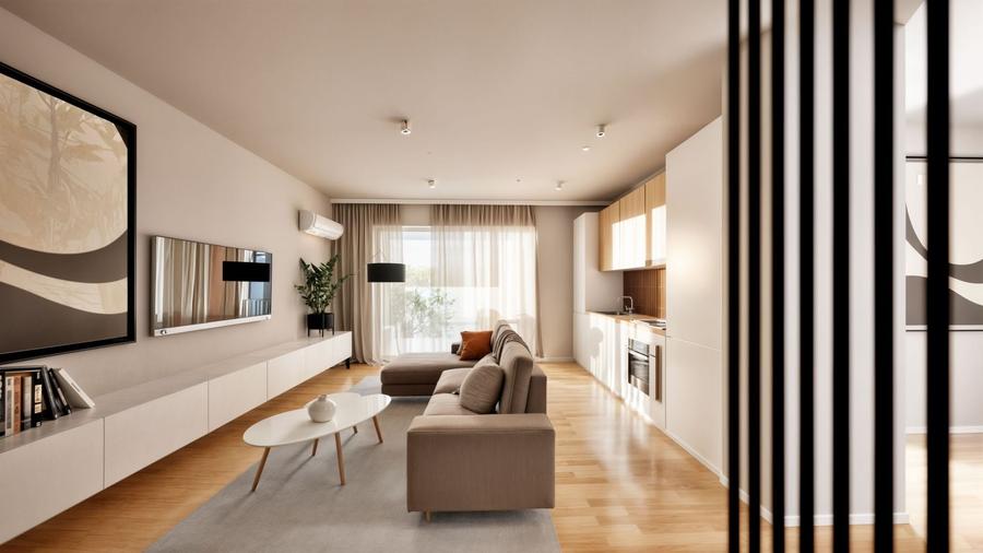 Apartament cu 2 camere decomandat în Pârneava