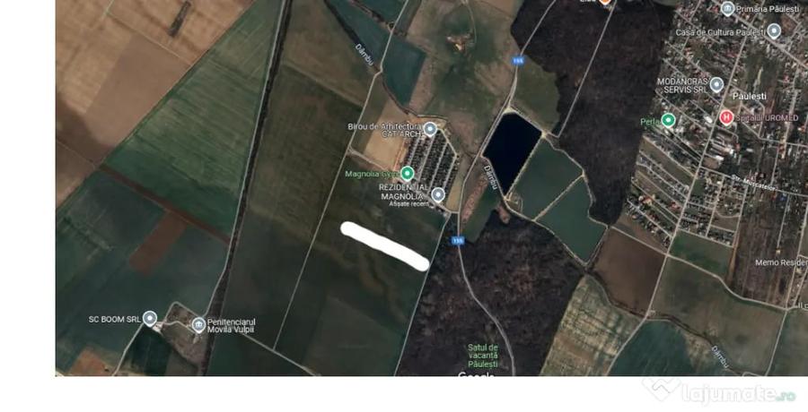 Teren de 2300 mp, în Păulești
