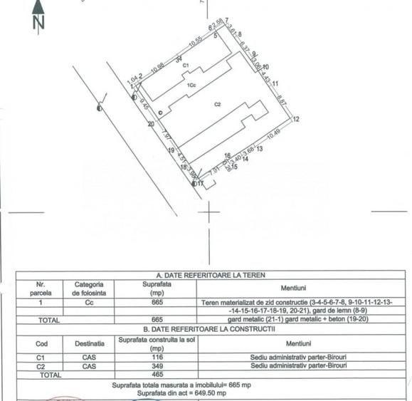 Teren Construcții intravilan de 665 mp, în Tomis II